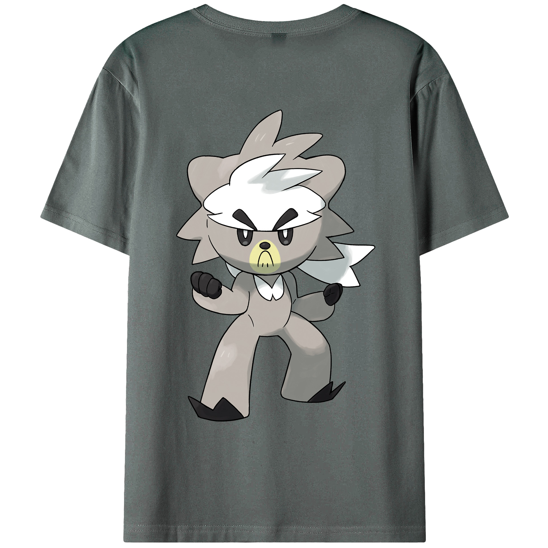 （画像用） ポケットモンスター Pokémon 綿100％ メンズ半袖Tシャツ（バックプリント） 通気性